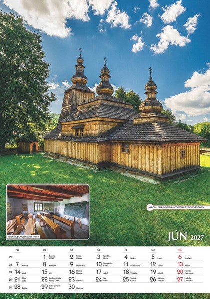 Obrázky: SPOZNÁVAME SLOVENSKO, nástenný kalendár 340X485 mm, Obrázok 10