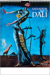 Obrázky: SALVADOR DALÍ, nástenný kalendár 420x560 mm