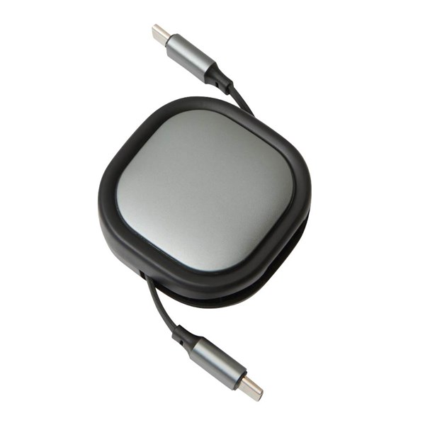 Obrázky: Samonavíjací 60W nabíjací/dátový kábel USB-C