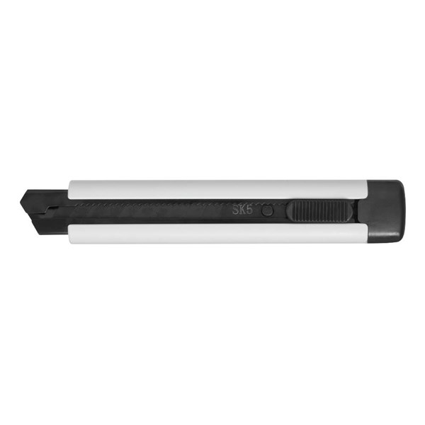 Obrázky: Odlamovací nôž 18 mm v plast. puzdre, biely, Obrázok 2