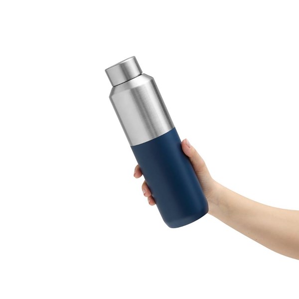 Obrázky: Vákuová termofľaša z rec. nerezu 600ml, modrá, Obrázok 11