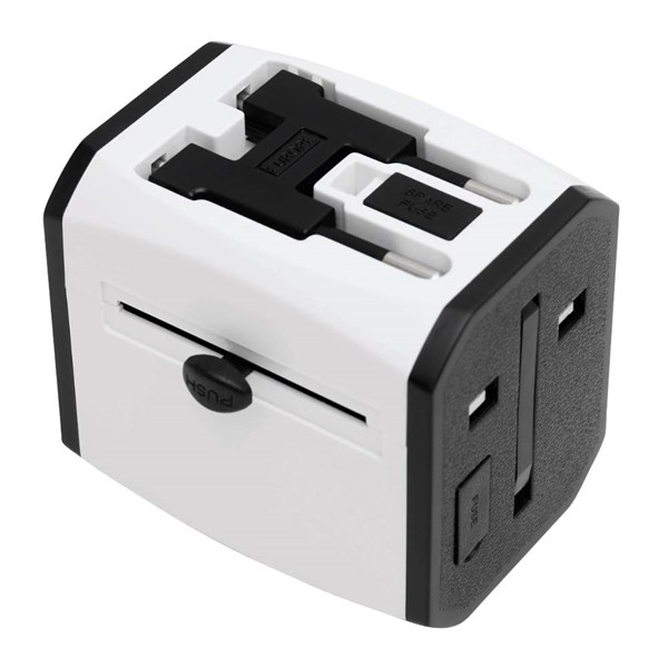 Obrázky: Cest.adaptér, 3 nab.porty (2xUSB A, 1xUSB C) 2,4A