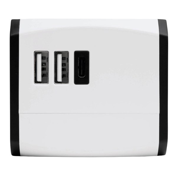 Obrázky: Cest.adaptér, 3 nab.porty (2xUSB A, 1xUSB C) 2,4A, Obrázok 3