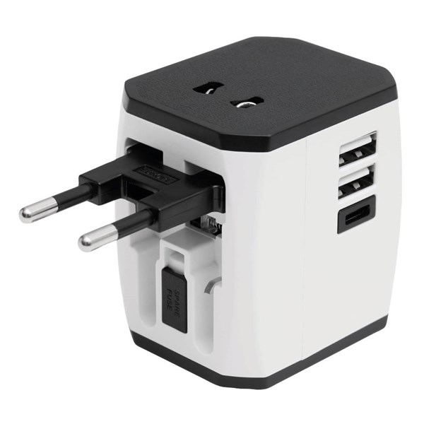 Obrázky: Cest.adaptér, 3 nab.porty (2xUSB A, 1xUSB C) 2,4A, Obrázok 5