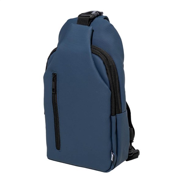 Obrázky: Nepremokavá crossbody RPET taška, modrá