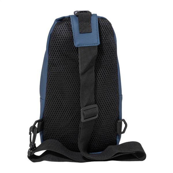 Obrázky: Nepremokavá crossbody RPET taška, modrá, Obrázok 4