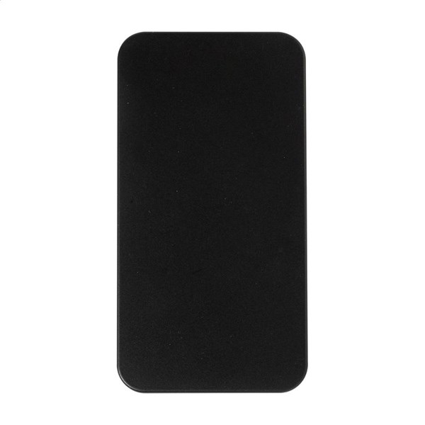 Obrázky: Powerbanka 4000 mAh z ABS, solárne nab., čierna, Obrázok 3