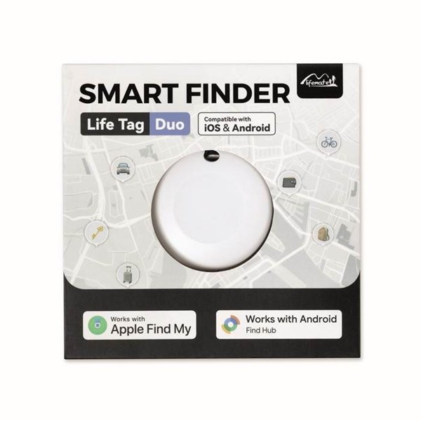 Obrázky: Biely Bluetooth lokátor Apple Find My/Google Find, Obrázok 8