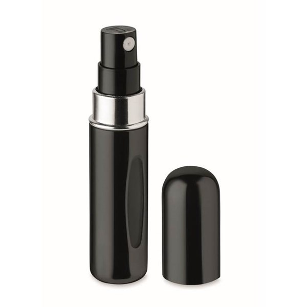 Obrázky: Čierny plniteľný 5ml rozprašovač na parfum
