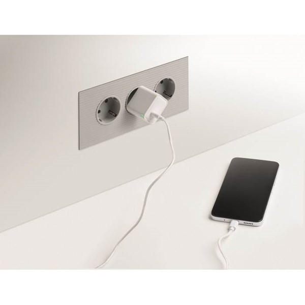 Obrázky: Biela magnetická powerbanka - sada 5000mAh, Obrázok 9