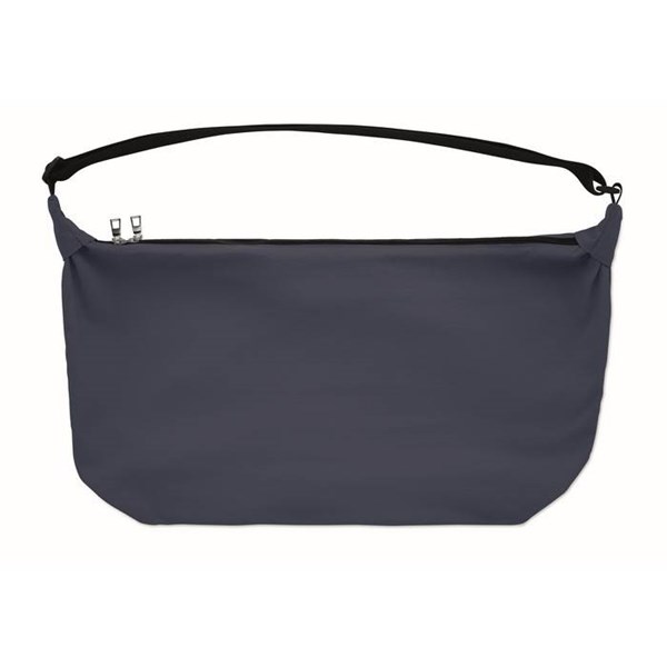 Obrázky: Modrá nylónová crossbody mestská taška, Obrázok 4