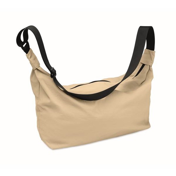 Obrázky: Kaki nylónová crossbody mestská taška
