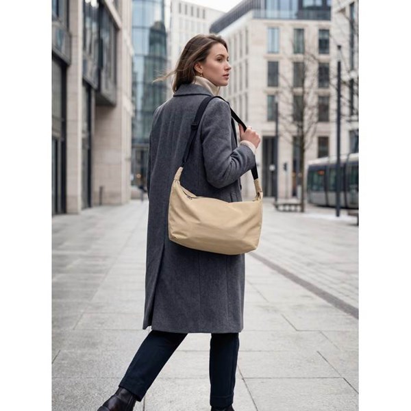 Obrázky: Kaki nylónová crossbody mestská taška, Obrázok 7