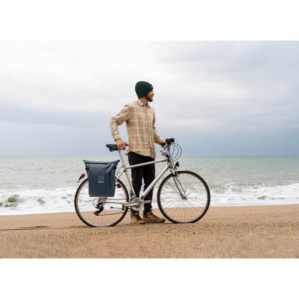 Obrázky: Modrý PU ruksak na bicykel na notebook 20L, Obrázok 17