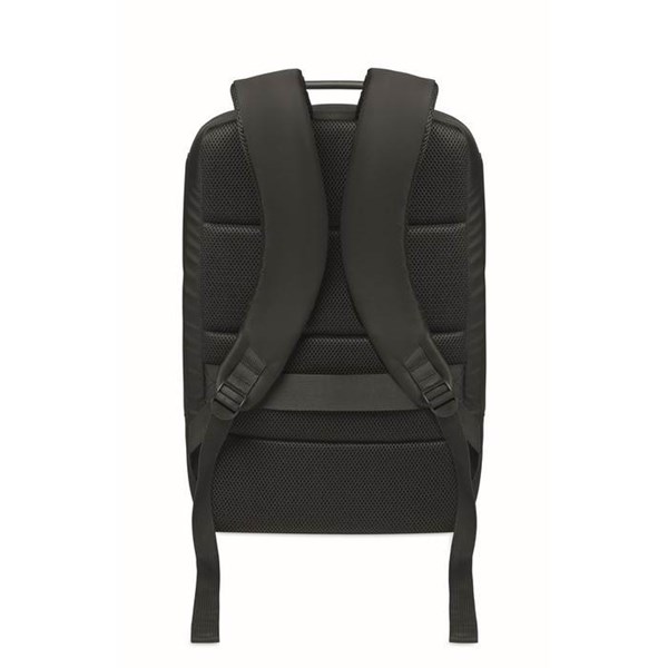 Obrázky: Čierny ruksak na notebook, polstrovaný chrbát, 15L, Obrázok 9