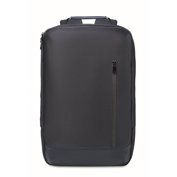 Obrázky: Modrý ruksak na notebook, polstrovaný chrbát, 15L, Obrázok 10