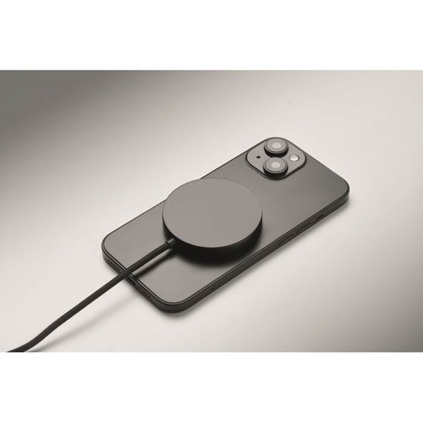 Obrázky: Čierna magnetická bezdrôtová nabíjačka 25W, Obrázok 6