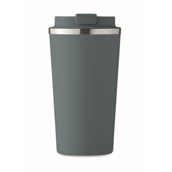 Obrázky: Dvojstenný nerez hrnček 510 ml, petrolejový, Obrázok 4