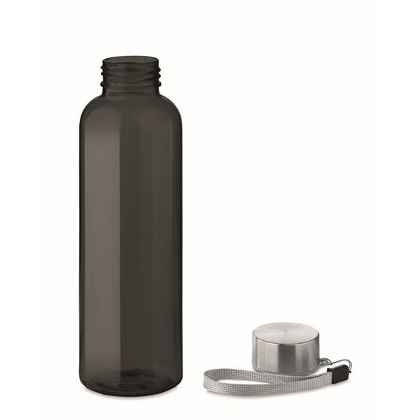 Obrázky: Fľaša z PET recyklátu 500 ml, čierna, Obrázok 2