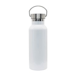 Obrázky: Dvojstenná kovová termoska 500 ml., biela