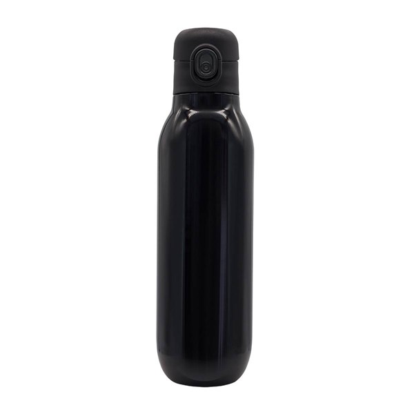 Obrázky: Dvojstenná vákuová kov. termoska 500 ml, čierna