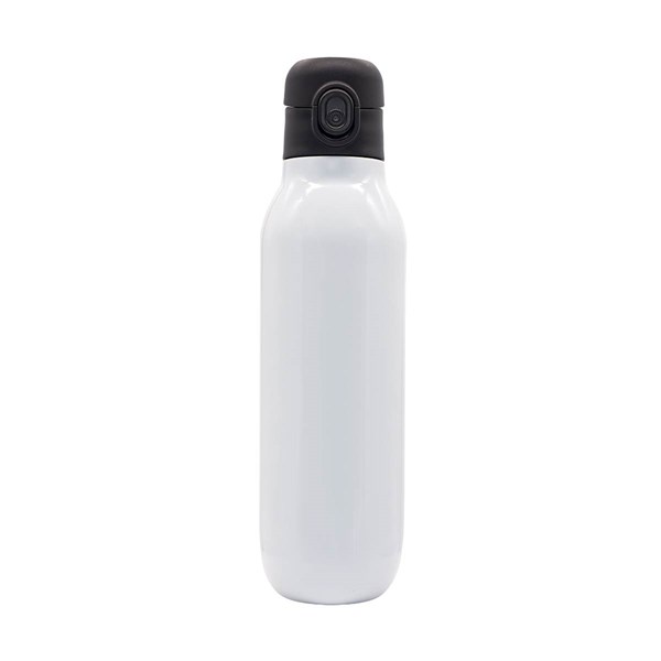 Obrázky: Dvojstenná vákuová kov. termoska 500 ml, biela