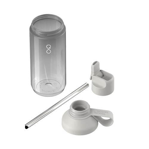 Obrázky: Ocean Bottle GO Clear, tritán. fľaša 710ml,tm.sivá, Obrázok 4