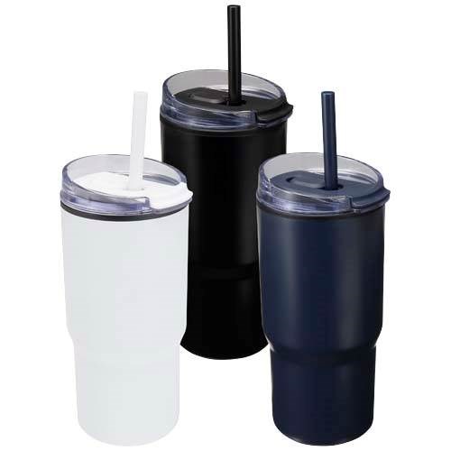 Obrázky: Izol. hrnček 540ml, dvoj.stena, čierna, Obrázok 8