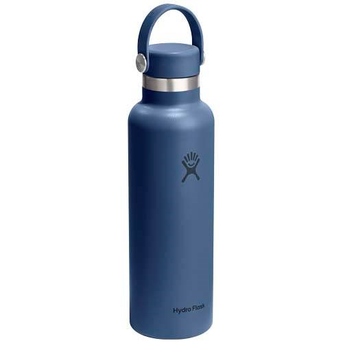Obrázky: Hydro Flask nerezová fľaša 621ml, slamka, tm.modrá