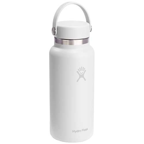 Obrázky: Hydro Flask široká nerez fľaša 946 ml, biela