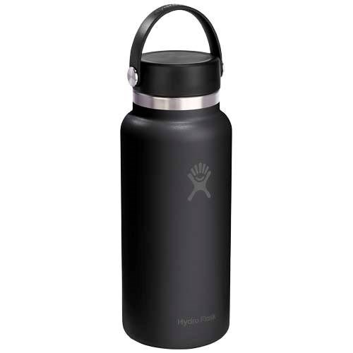 Obrázky: Hydro Flask široká nerez fľaša 946 ml, čierna