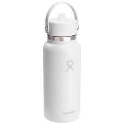 Obrázky: Hydro Flask nerez fľaša 946 ml so slamkou, čierna