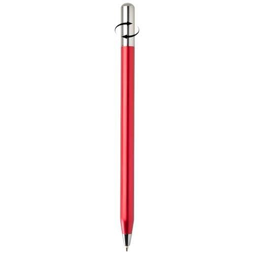 Obrázky: Pero z rec. hliníka, čierny atrament, červená, Obrázok 2