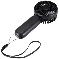 Obrázky: Prenosný ventilátor, rec. plast, 3rýchl., čierna