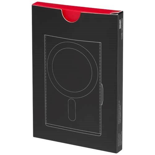 Obrázky: Magnet. držiak RFID kariet, hliník, červená, Obrázok 8