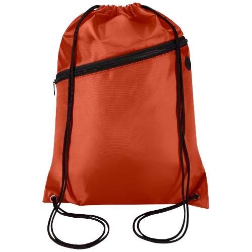 Obrázky: PES ruksak s vreckom na zips, 5l, tehlovo červený, Obrázok 4