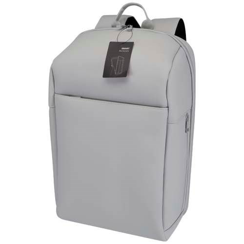 Obrázky: Nedobytný ruksak na noteb.15",18l, GRS, svetlošedá