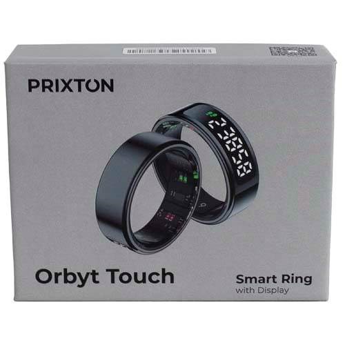 Obrázky: Prixton Orbyt Touch inteligetný prsteň 8, čierna, Obrázok 8