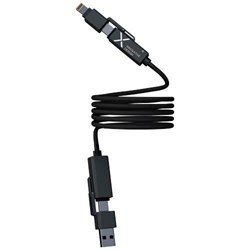 Obrázky: SCX.design C59 100W magnetický silik. kábel,čierny