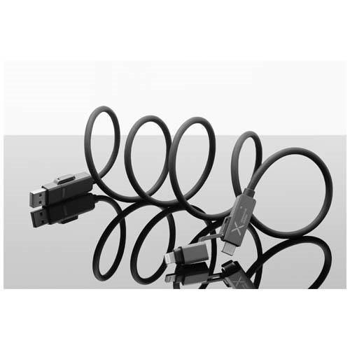 Obrázky: SCX.design C59 100W magnetický silik. kábel,čierny, Obrázok 4