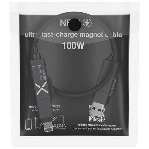 Obrázky: SCX.design C59 100W magnetický silik. kábel,čierny, Obrázok 14