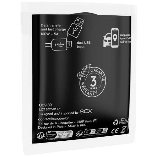 Obrázky: SCX.design C59 100W magnetický silik. kábel,čierny, Obrázok 15