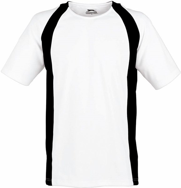 Obrázky: Slazenger,COOL FIT , tričko, biela/čierna,M, Obrázok 2
