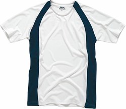 Obrázky: Slazenger,COOL FIT , tričko, biela/námor. modrá,L