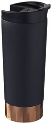 Zobrazit detaily pro Čierny vákuový termohrnček Peeta, 500 ml Obrázky: Čierny vákuový termohrnček Peeta, 500 ml