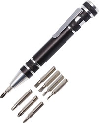 Zobrazit detaily pro Sada 8 minibitov v čiernom hliníkovom puzdre Obrázky: Sada 8 minibitov v čiernom hliníkovom puzdre