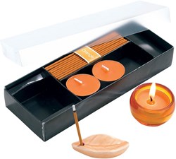 Zobrazit detaily pro Aromatická sada s tromi sviečkami, pomaranč Obrázky: Aromatická sada s tromi sviečkami, pomaranč
