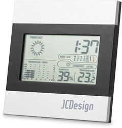 Zobrazit detaily pro Digitálna meteostanica s kalendárom, strieborná Obrázky: Digitálna meteostanica s kalendárom, strieborná