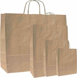 Zobrazit detaily pro Papierová taška 32x19x34 cm,krútené držadlo, eko Obrázky: Papierová taška 32x19x34 cm,krútené držadlo, eko