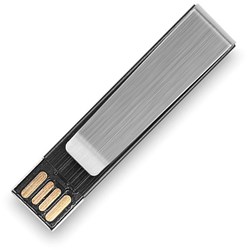Zobrazit detaily pro Čierny hliníkový flash disk 1GB s klipom Obrázky: Čierny hliníkový flash disk 1GB s klipom